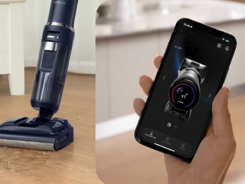 Tineco Floor One S7 Stretch - Lavapavimenti a batteria smart - 3 in 1: lava, asciuga e aspira