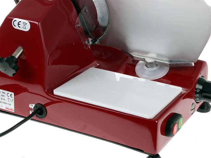 OUTLET - PICCOLI DIFETTI ESTETICI - FAC S220 Rossa - Affettatrice con lama 220 mm - Affilatore incluso - 185W