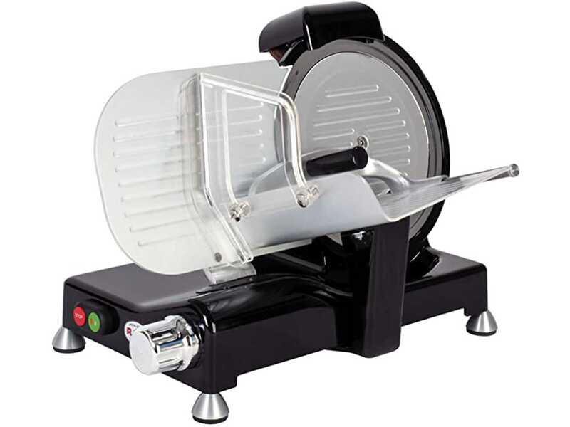 OUTLET - PICCOLI DIFETTI ESTETICI - RGV Vintage 250 Black - Affettatrice con lama temperata 250mm - 140W