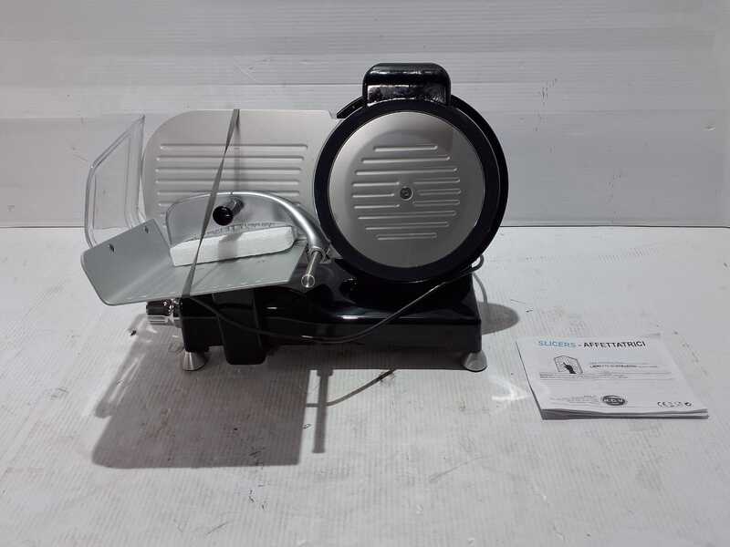 OUTLET - PICCOLI DIFETTI ESTETICI - RGV Vintage 250 Black - Affettatrice con lama temperata 250mm - 140W