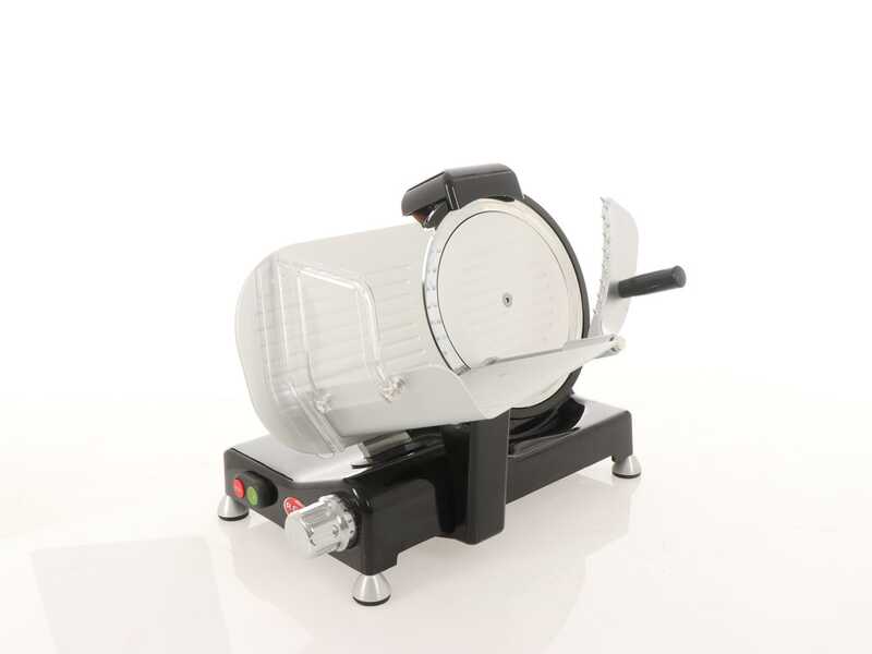 OUTLET - PICCOLI DIFETTI ESTETICI - RGV Vintage 250 Black - Affettatrice con lama temperata 250mm - 140W
