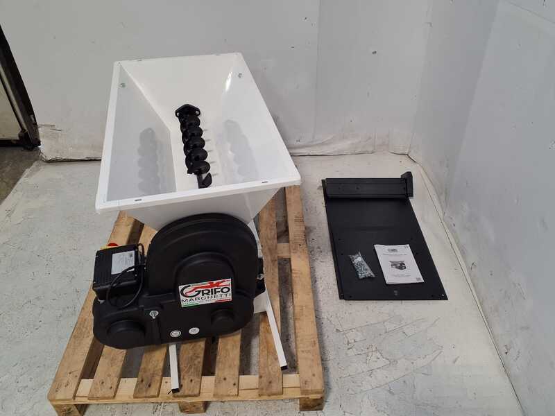 OUTLET - PICCOLI DIFETTI ESTETICI - Grifo DMC.18 - Pigia-Diraspatrice elettrica in acciaio smaltato - Con protezioni incluse