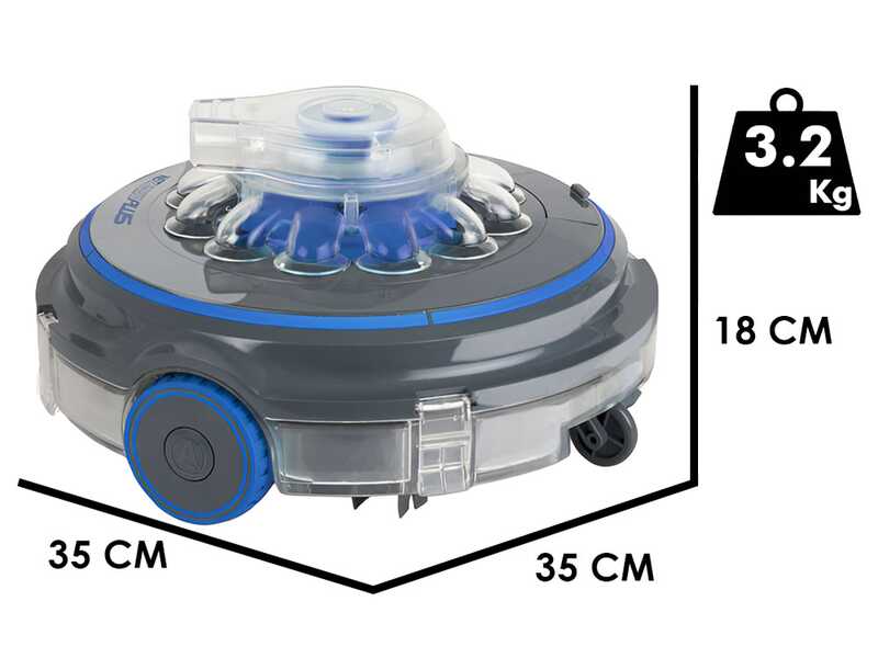 GRE WET RUNNER PLUS - Robot pulitore a batteria