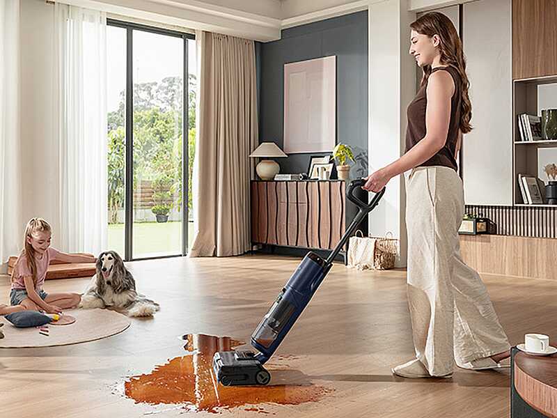 Tineco Floor One S7 Max Pro - Lavapavimenti a batteria - 3 in 1: lava, asciuga e aspira