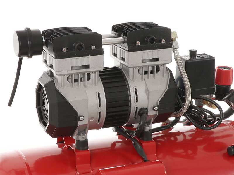 OUTLET - DIFETTI ESTETICI - Fini Siltek 50 - Compressore aria elettrico monofase, oil-less - Motore 1.3 HP - 50 lt