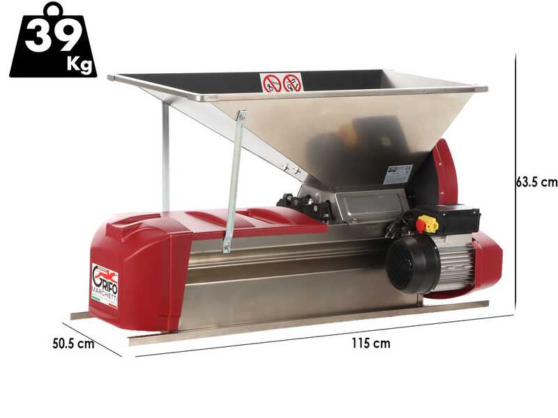 OUTLET - PICCOLI DIFETTI ESTETICI - Grifo Deni INOX - Denocciolatrice elettrica - Con protezioni incluse