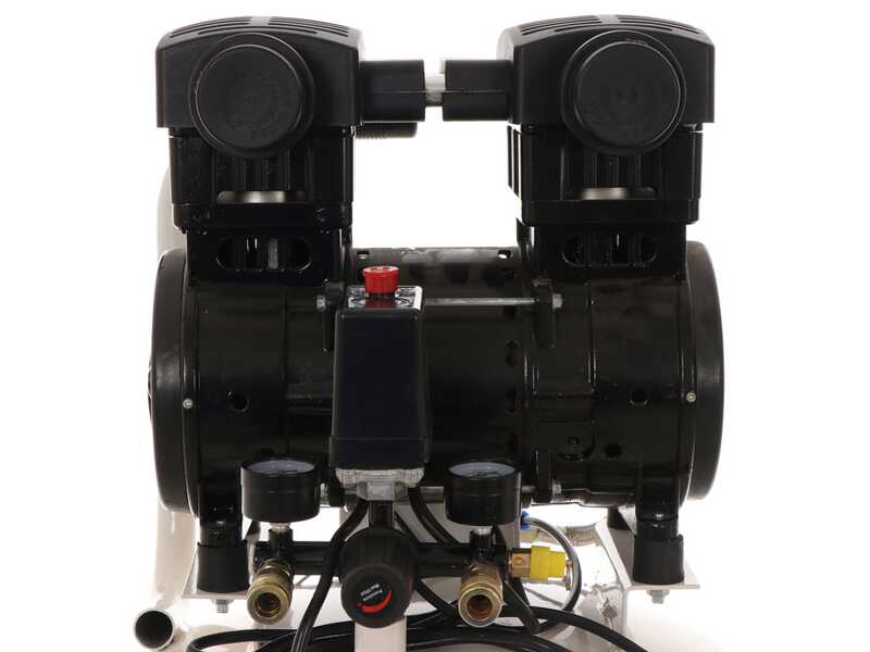 OUTLET - PICCOLI DIFETTI ESTETICI - BlackStone V-SBC50-15 - Compressore aria silenziato oilless - Motore 1.5 HP - 50 Litri - Verticale