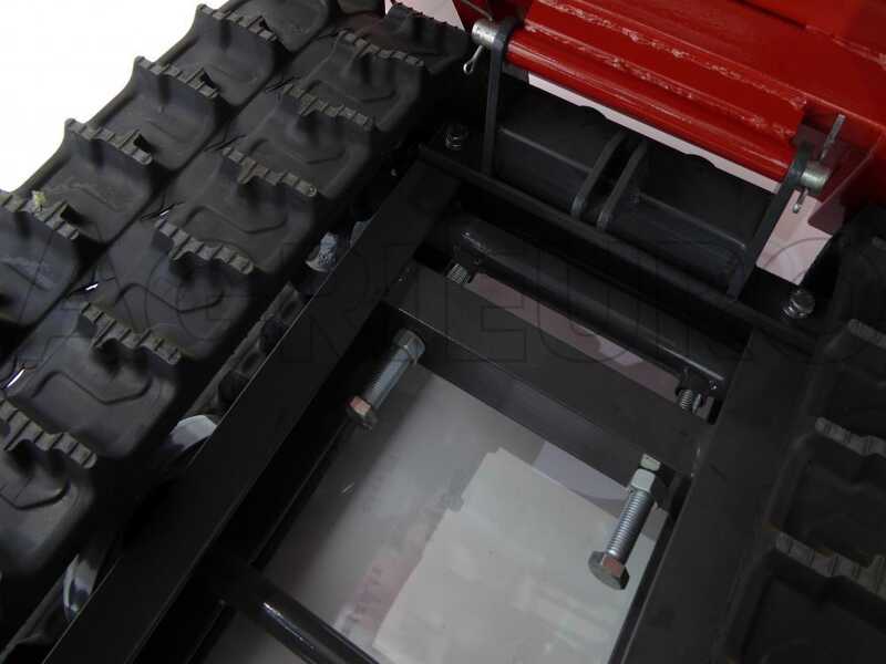 GeoTech Pro GeoPorter 330E - Motocarriola cingolata cassone estensibile con 4 rulli - 300Kg