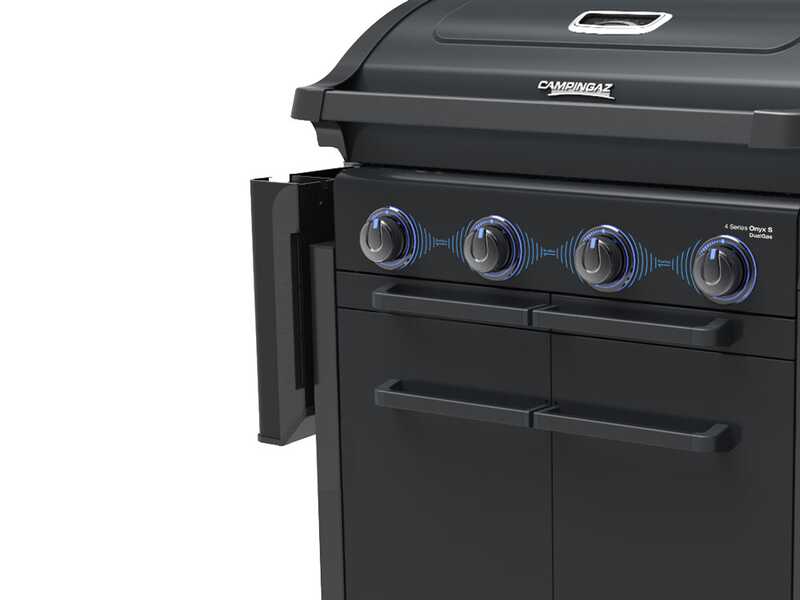 Kaasugrillin poltinalue