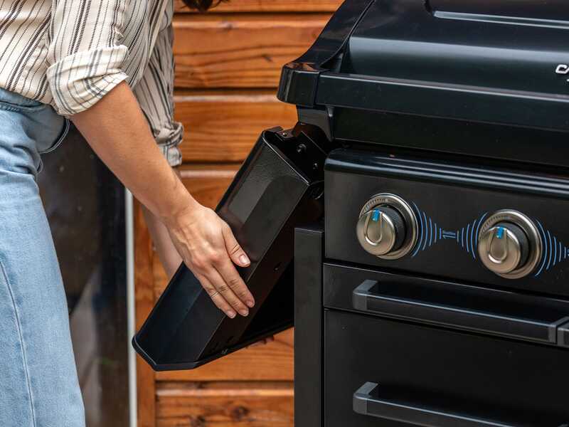 Grillin kansi ja etupaneeli