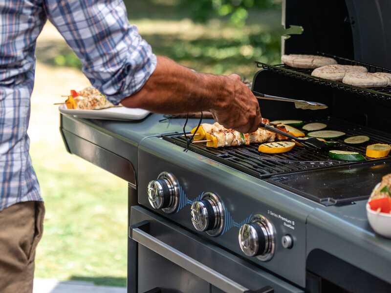 Grillin kansi ja vaunu