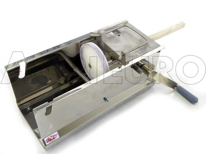 OUTLET - PICCOLI DIFETTI ESTETICI - Palumbo Pavi 175 INOX - Insaccatrice manuale per salumi 3 Kg - 2 Velocit&agrave;