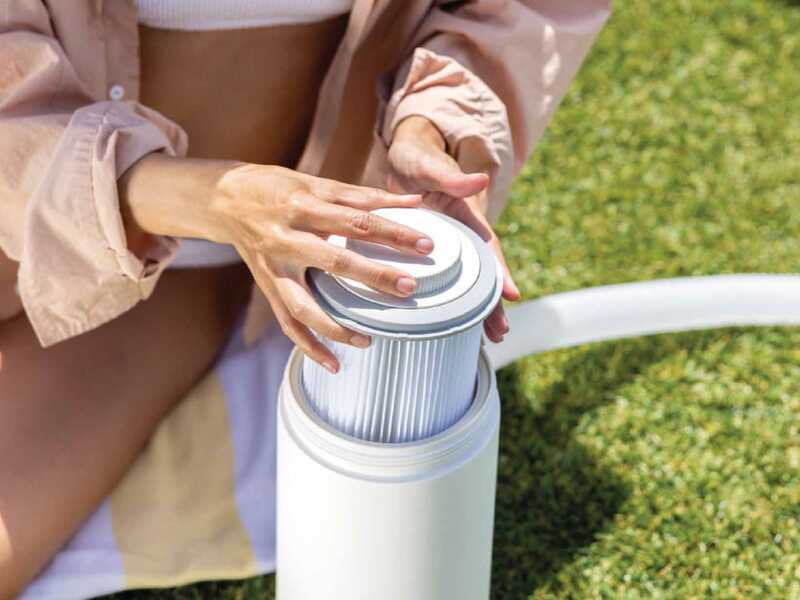 Pompa filtro a cartuccia Krystal Clear Intex 26602 - Portata d'acqua 1.250 l/h