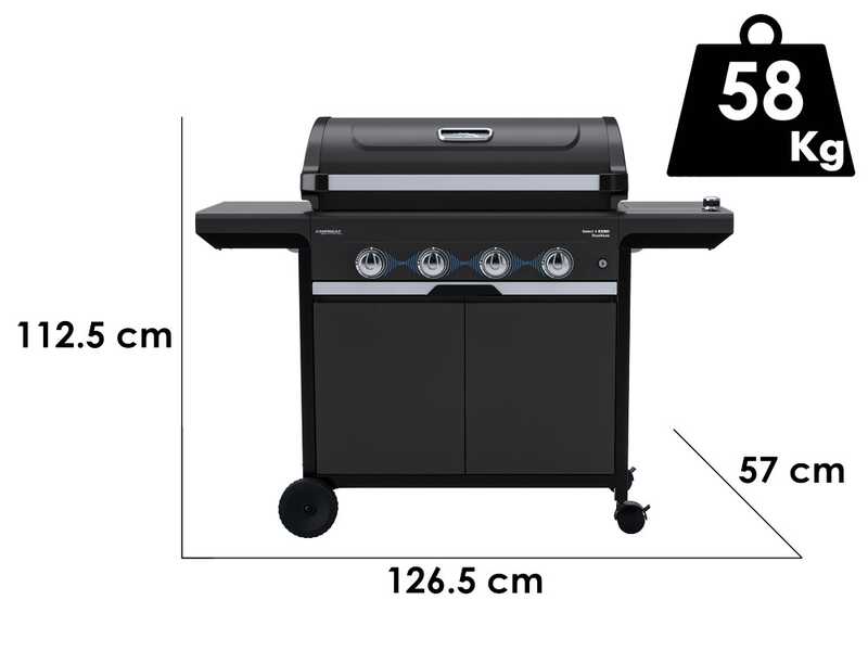 Campingaz 4 Select EXSD Dualgas - Barbecue a gas o metano