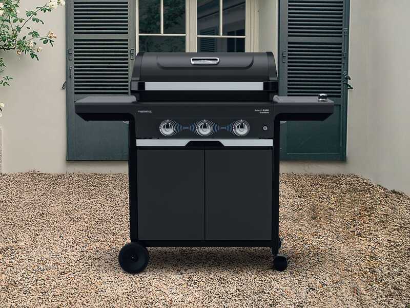 Kaasugrillin rakenne läheltä