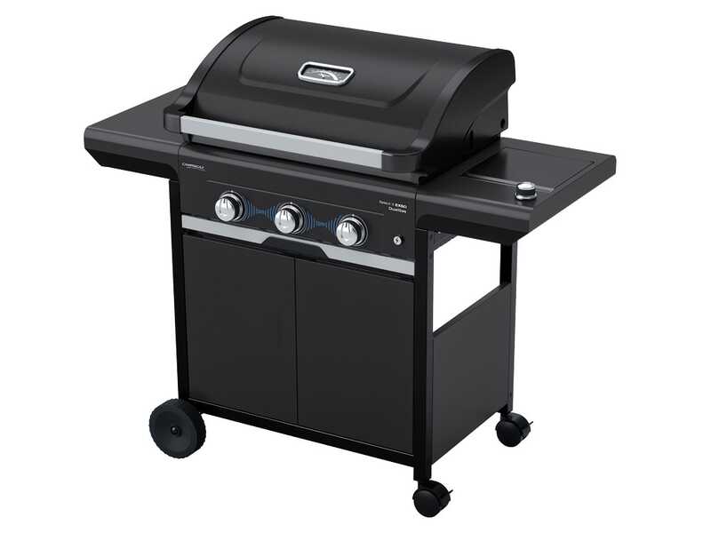 Grillin sivutasot ja säilytysvaunu