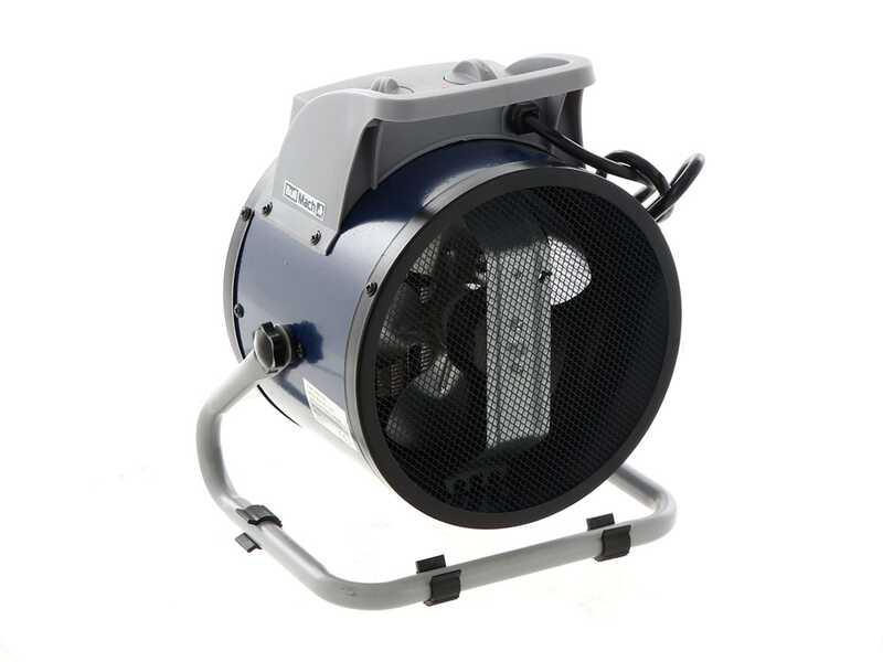 OUTLET - PICCOLI DIFETTI ESTETICI - BullMach BM-EFH 3RC - Generatore di aria calda elettrico - Elemento riscaldabile in ceramica - 3KW