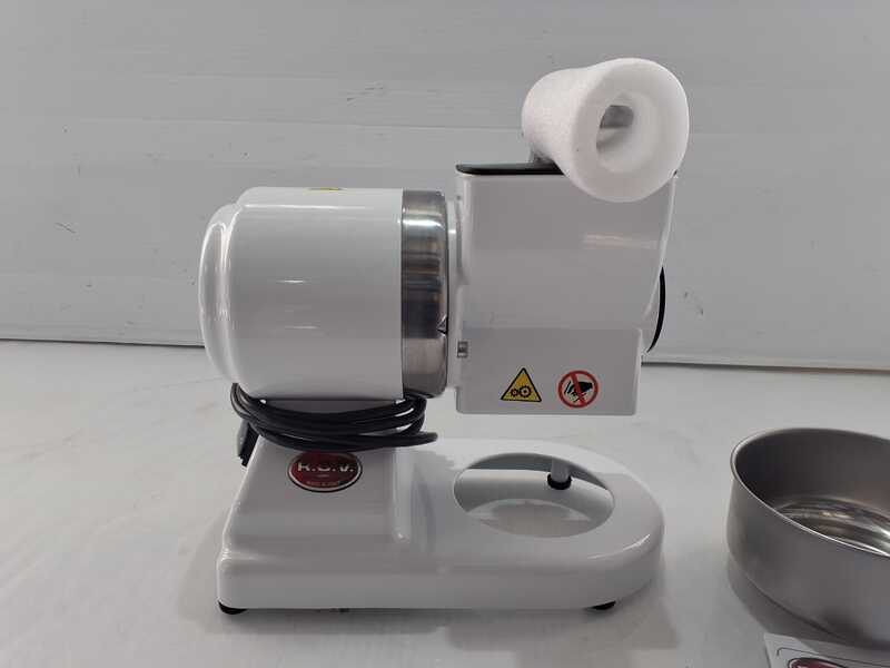 OUTLET - UTILIZZATO PER PROVA - RGV Robusta White - Grattugia elettrica da tavolo in alluminio - 450W