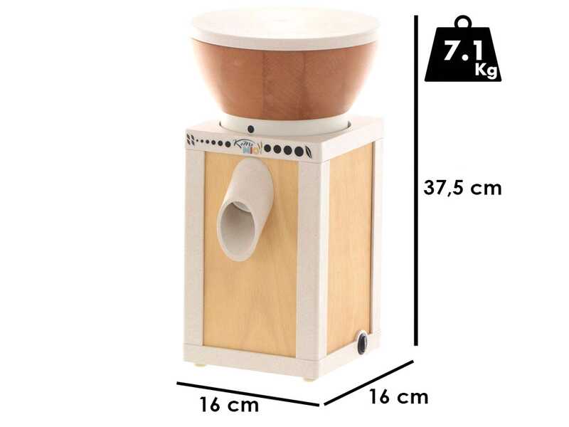OUTLET - DIFETTI ESTETICI - Komo KoMoMio Natur - Mulino per farina a pietra in faggio - 360W