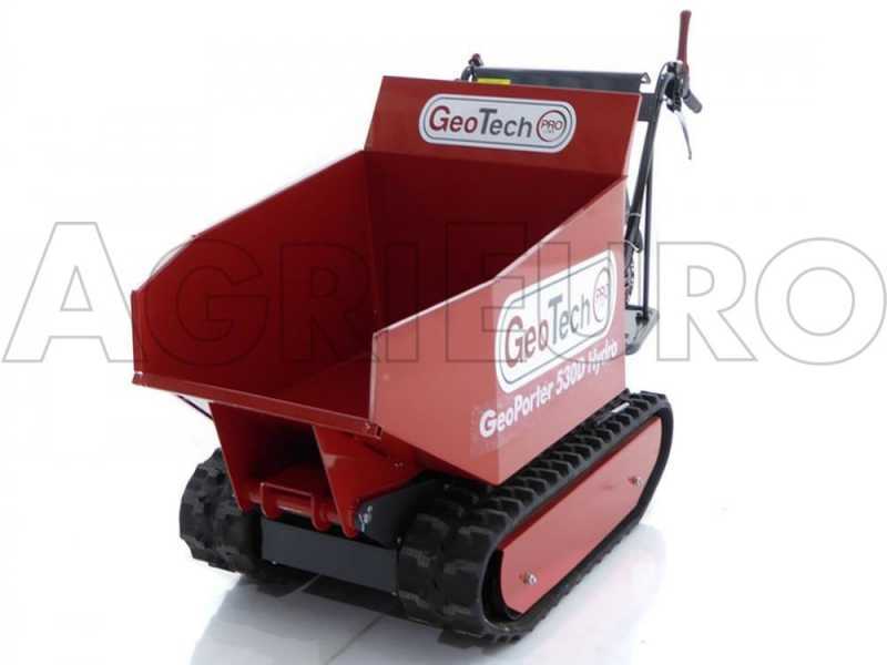 GeoTech-Pro GeoPorter 530D Hydro - Minitransporter con cassone dumper idraulico 500Kg
