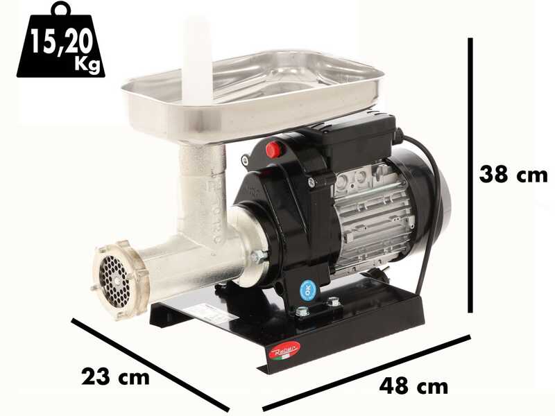 OUTLET - UTILIZZATO PER PROVA - Reber 9601N - N.12 - Tritacarne elettrico - 500W