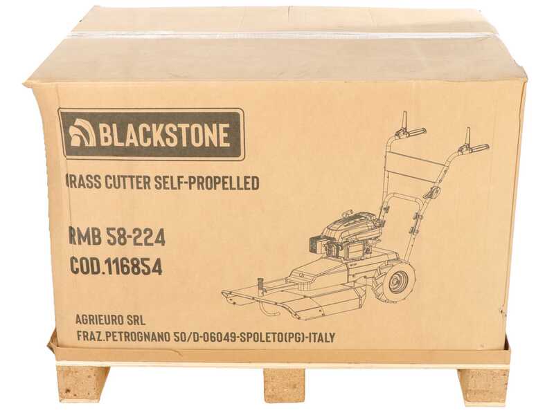 Blackstone RMB 58-224 - Trinciaerba a scoppio - Motore Loncin LC1P75F da 224 cc