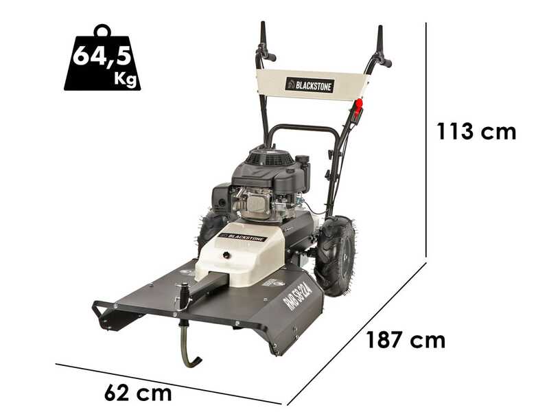 Blackstone RMB 58-224 - Trinciaerba a scoppio - Motore Loncin LC1P75F da 224 cc