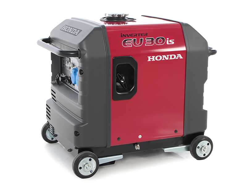 OUTLET - PICCOLI DIFETTI ESTETICI - Honda EU30is - Generatore di corrente silenziato carrellato a inverter 3kW - Continua 2.8 kW Monofase