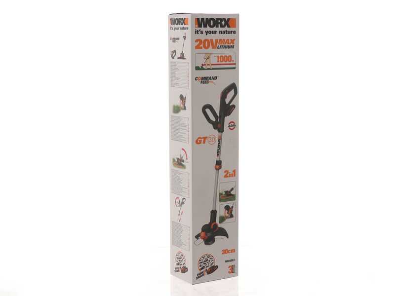 Worx WG163E - Tagliabordi a batteria - 2x 20V 2Ah
