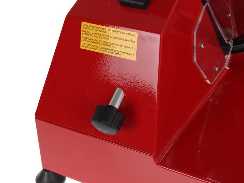 OUTLET - PICCOLI DIFETTI ESTETICI - Celme ALFA 250 Rossa - Affettatrice con lama in acciaio 250 mm
