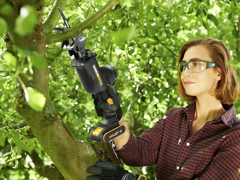 Worx WG893E - Seghetto a gattuccio a batteria - 20V 2Ah