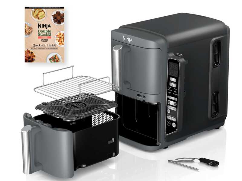 Ninja Double Stack XL SL451EU - Friggitice ad aria 9,5 L - Sistema SmartCook