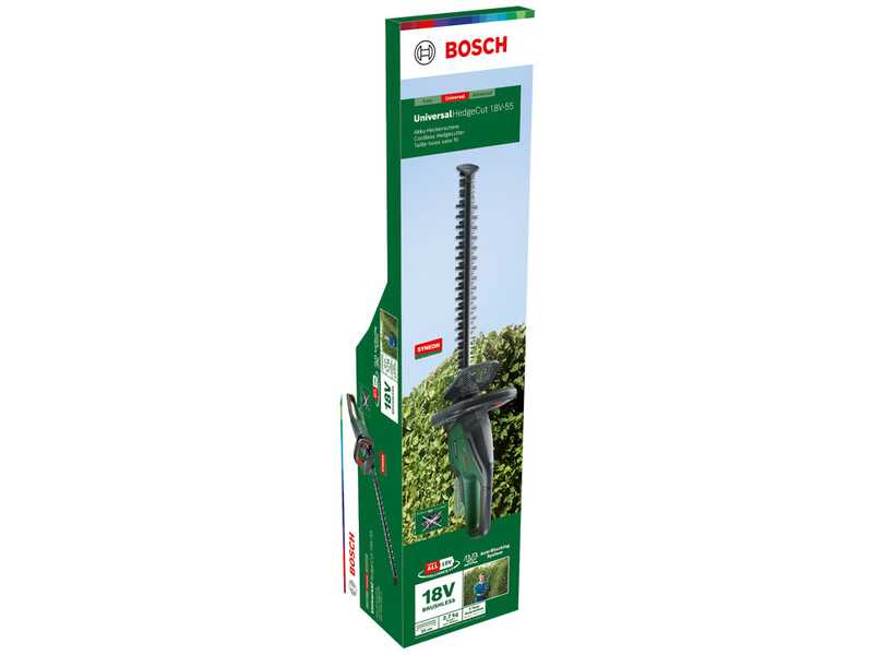 Bosch UniversalHedgeCut 18V-55 - Tagliasiepi a batteria 2 x 18V/2.5Ah - Lama da 55 cm