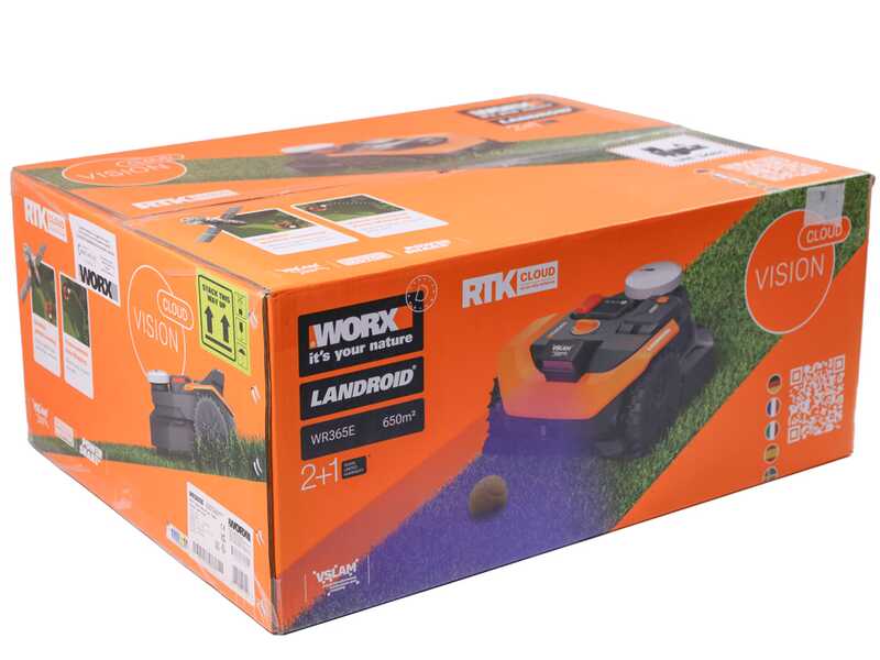 Worx Landroid Vision Cloud WR365E - Robot Tagliaerba - Senza impianto