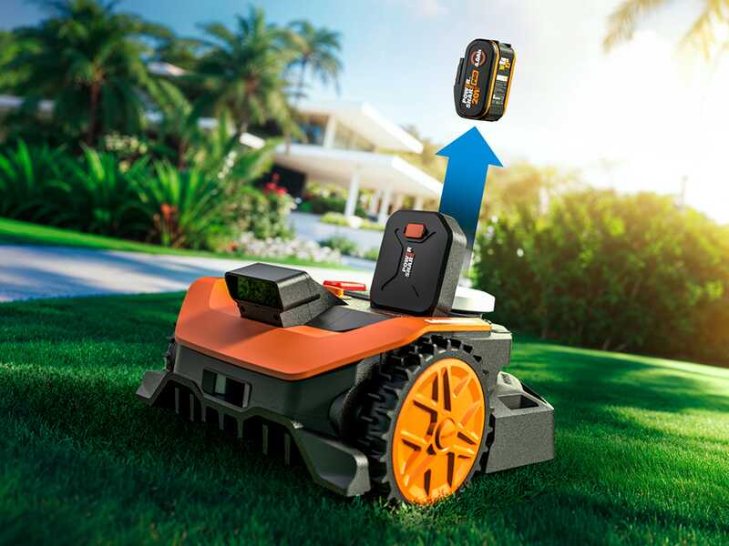 Worx Landroid Vision Cloud WR365E - Robot Tagliaerba - Senza impianto
