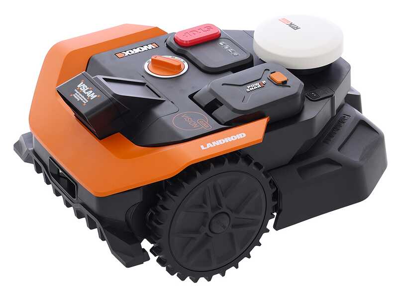 Robottiruohonleikkurin sivuprofiili