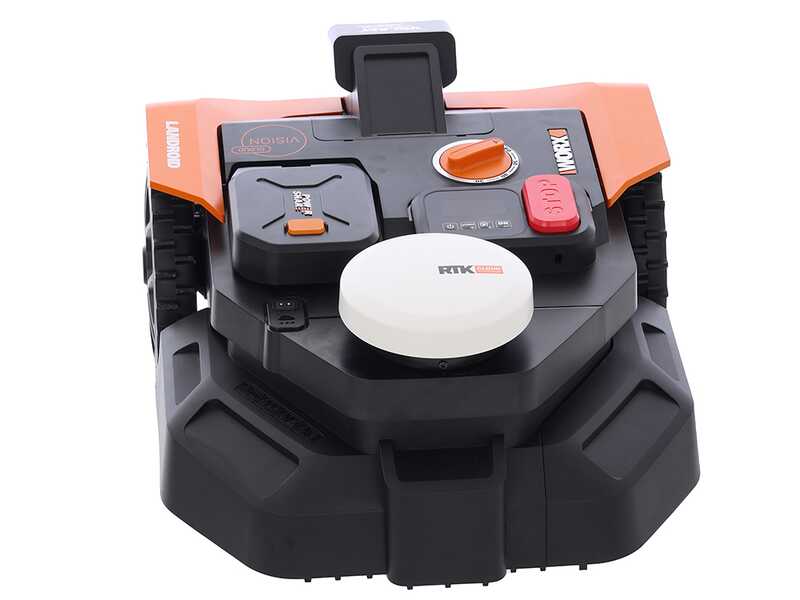 Robottiruohonleikkurin takaosa