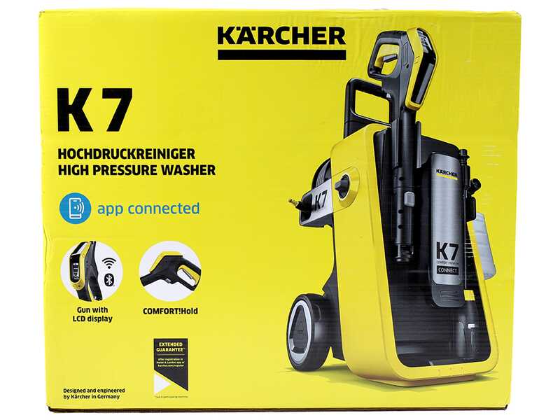 Karcher K7 Comfort Premium Connect - Idropulitrice ad acqua fredda - 180 bar - 600 L/h