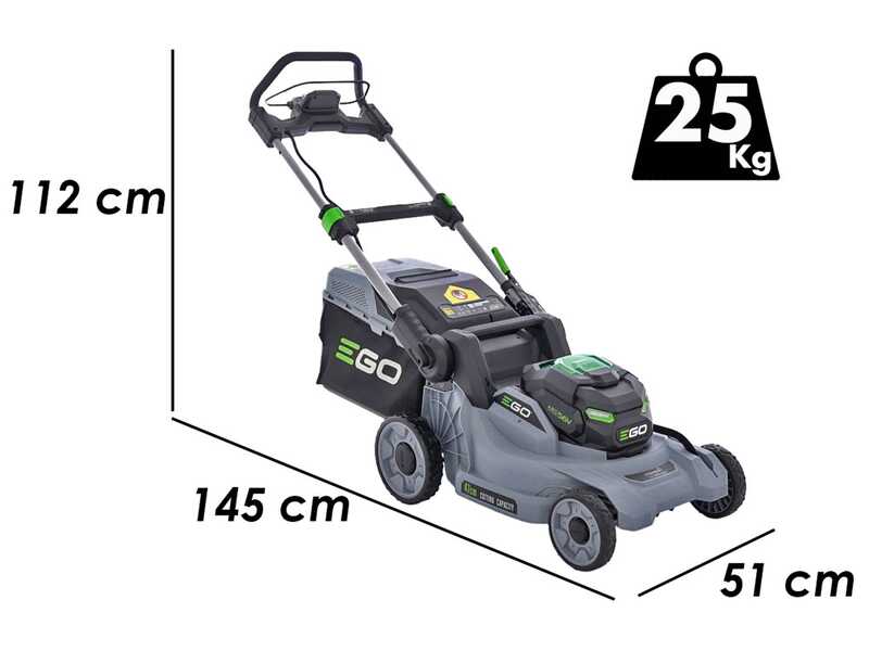 EGO LM1912E - Tagliaerba a batteria - 56V/4Ah - Taglio 47 cm