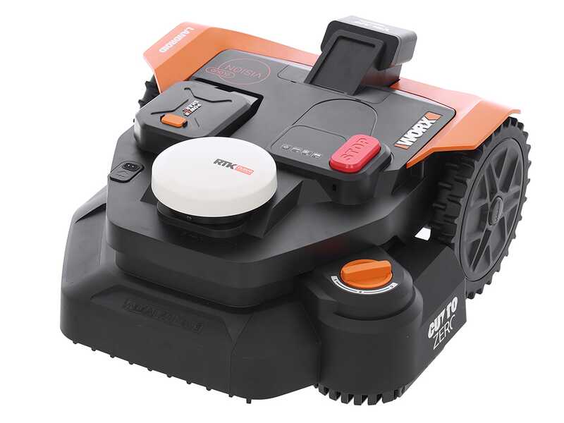 Robottiruohonleikkurin sivuprofiili