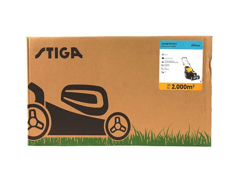 Stiga Combi 55 SQ H - Tagliaerba a scoppio trazionato - Motore Honda GCVx200 - Taglio 53cm