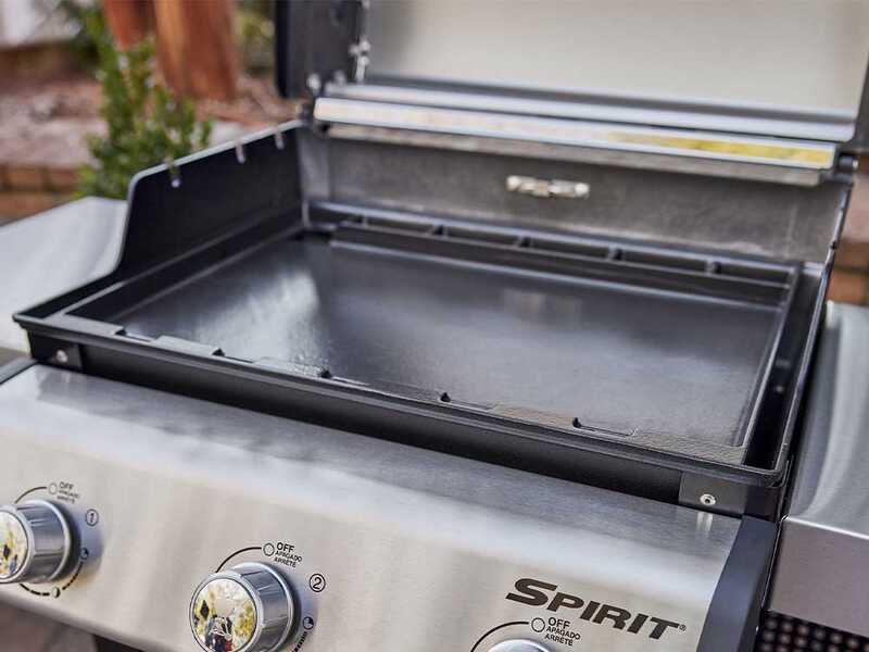 Piastra di grandi dimensioni per barbecue Weber Spirit e Searwood