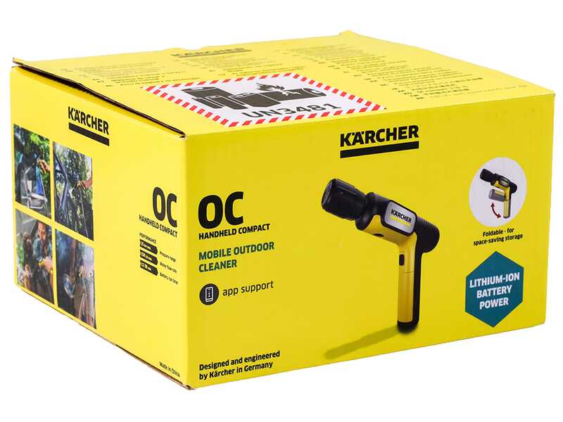 Karcher OC Handheld Compact - Idropistola con batteria - 7,2V/2,5Ah