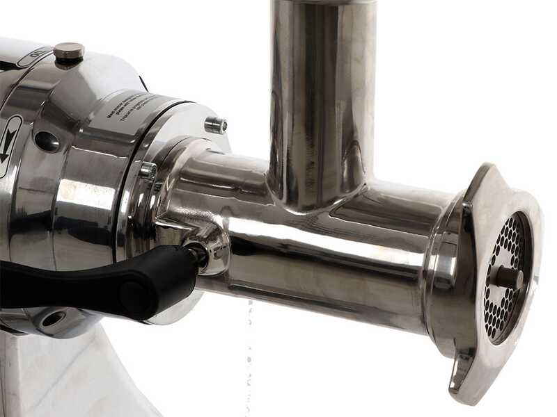 OUTLET - PICCOLI DIFETTI ESTETICI - Fama TSK12 UNIKO - Tritacarne elettrico - Corpo in alluminio - Gruppo di macinazione in Inox - 400V