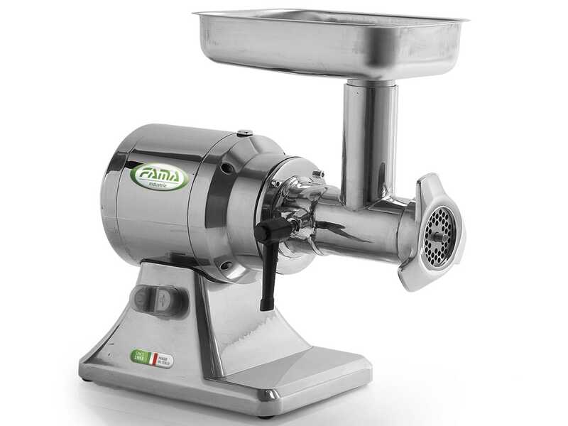 OUTLET - PICCOLI DIFETTI ESTETICI - Fama TSK12 UNIKO - Tritacarne elettrico - Corpo in alluminio - Gruppo di macinazione in Inox - 400V