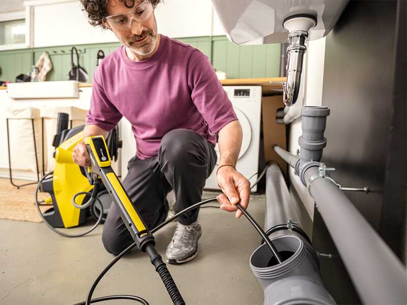 Dispositivo sturatubi per idropulitrice K&auml;rcher - 15 mt