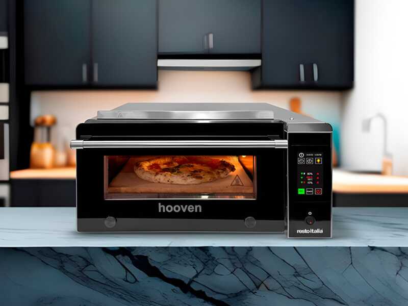 OUTLET - PICCOLI DIFETTI ESTETICI - Resto Italia Hooven 341 Digitale - Forno elettrico per pizza - Display digitale