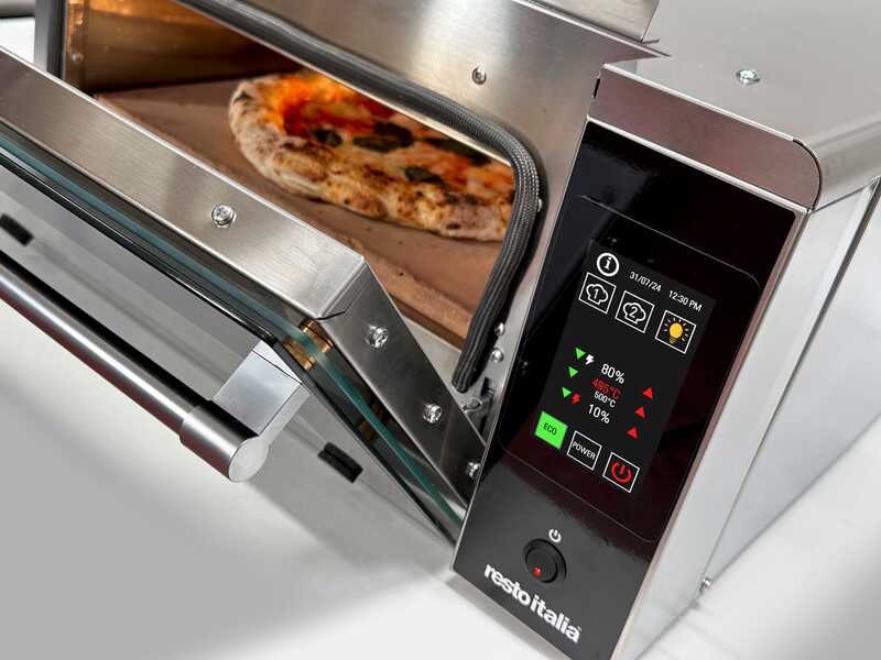 OUTLET - PICCOLI DIFETTI ESTETICI - Resto Italia Hooven 341 Digitale - Forno elettrico per pizza - Display digitale