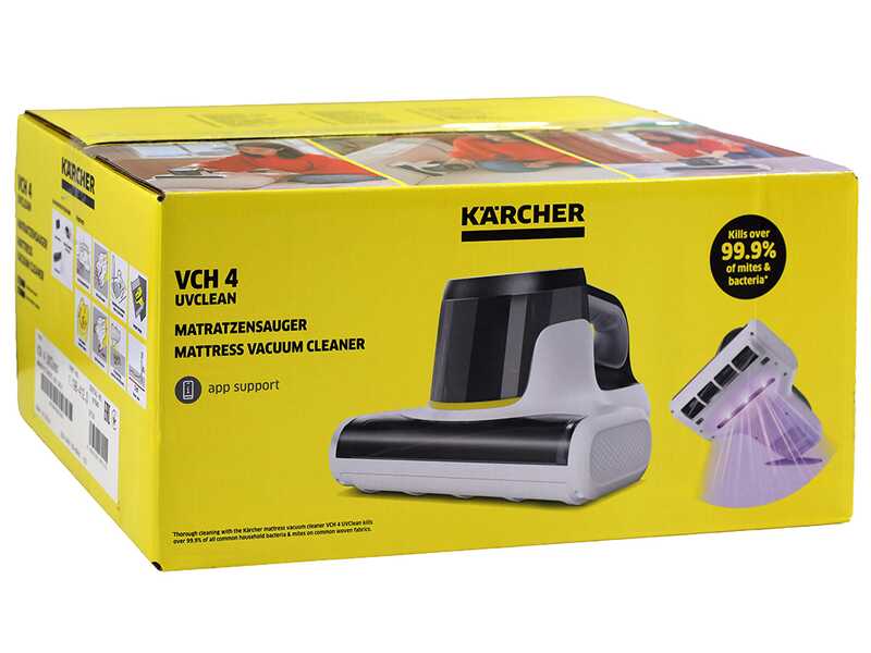 Karcher VCH 4 UVClean - Battimaterasso con luce UV - 500W