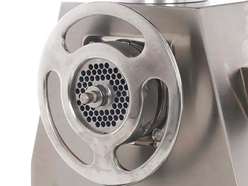 Fimar 22RS - Tritacarne elettrico - 400 V - 1.5 HP - Gruppo macinazione in INOX - Con inversione di marcia